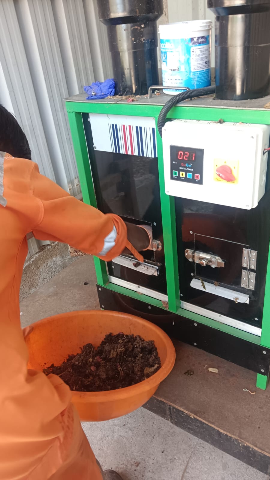 Sunvik Food Waste Composting Machine – 100 kg/day Capacity